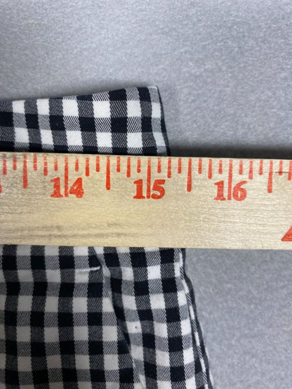 Ann Taylor Womens 2 Black White Gingham Cotton Spandex Shorts Pockets Summer - Picture 6 of 7